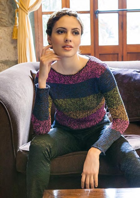 Lana Grossa STREIFENPULLI Aria